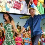Los duques de Sussex bailan al ritmo del Pacífico colombiano en el Petronio Álvarez