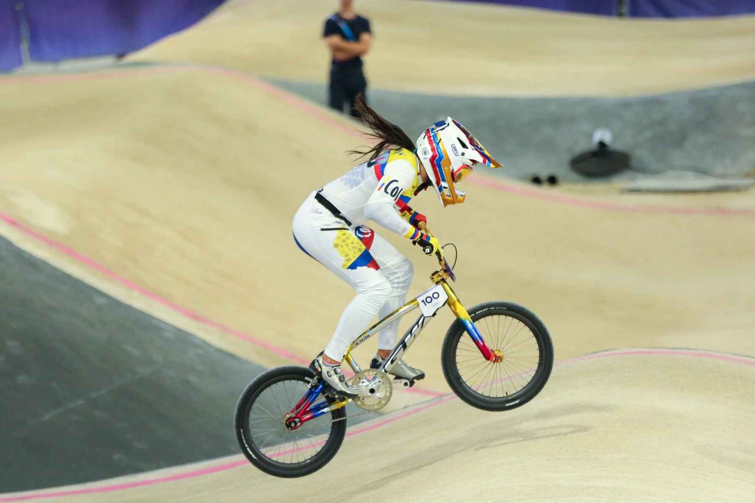 BMX de los Juegos Olímpicos París 2024 -resultados mariana pajón y equipo colombiano en las clasificatorias a semifinales y finales