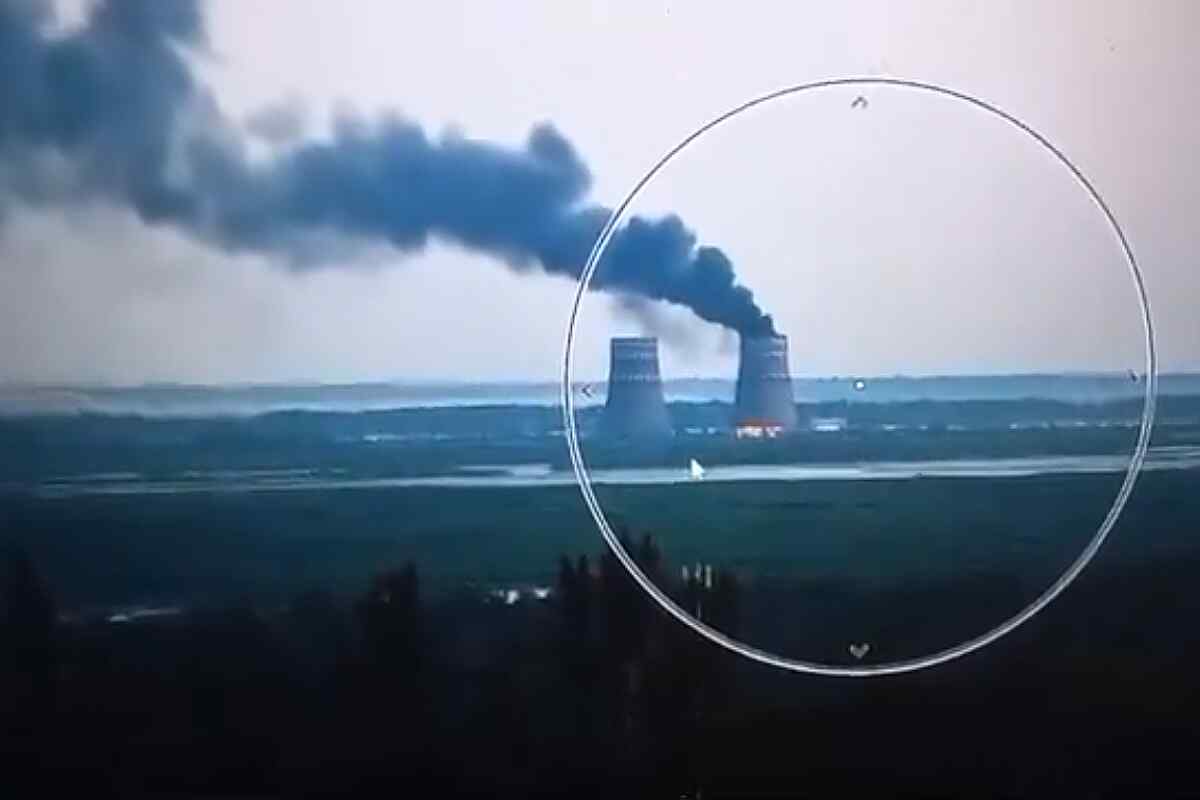 Incendio en Zaporiyia: Ucrania y Rusia intercambian acusaciones sobre el origen del siniestro