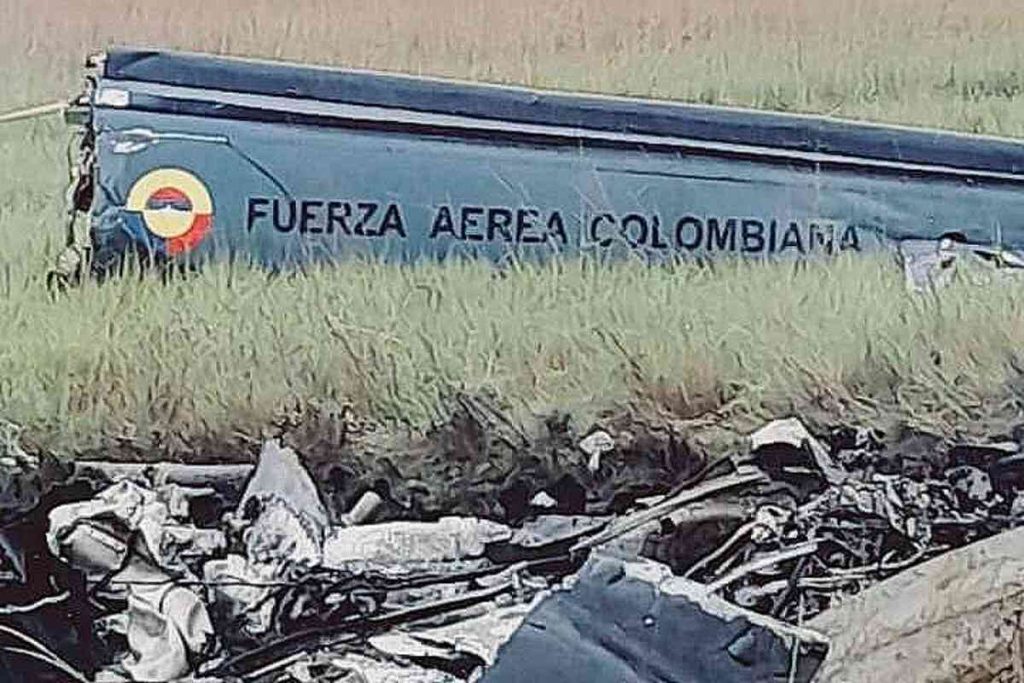 accidente de avioneta de  la fuerza aérea en el vichada, ocho muertos en cumaribo 