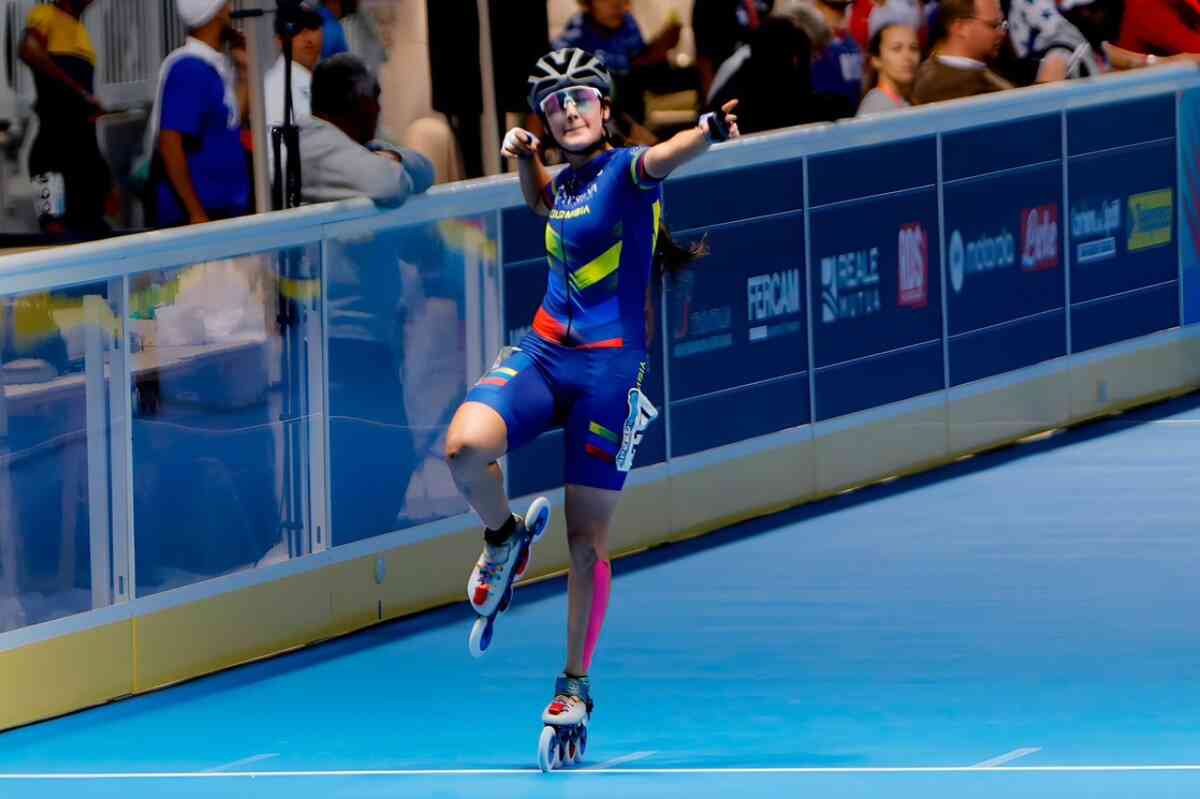 selección Colombia patinaje campeona velocidad en Italia, 2024
