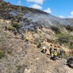 Controlan incendio forestal en inmediaciones de Doña Juana tras 24 horas de labores