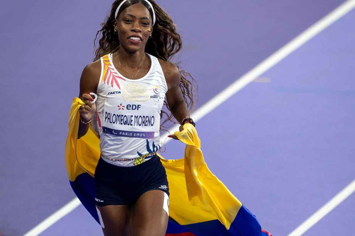 ¡Más oro para Colombia! Karen Palomeque, ¡qué orgullo! #JuegosParalímpicos #Colombia #Oro #KarenPalomeque