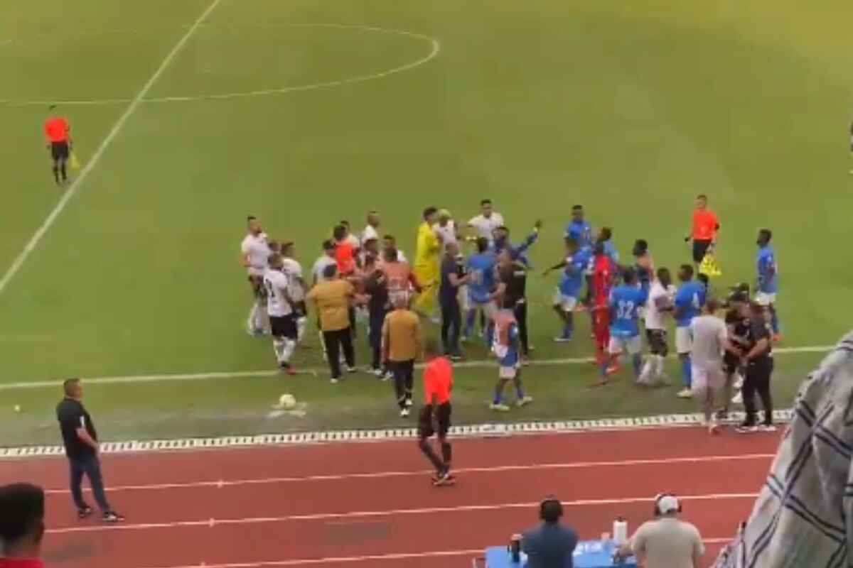 Dimayor investiga pelea en partido de la Primera B: jugadores y cuerpo técnico invaden el campo-llaneros vs orsomarso