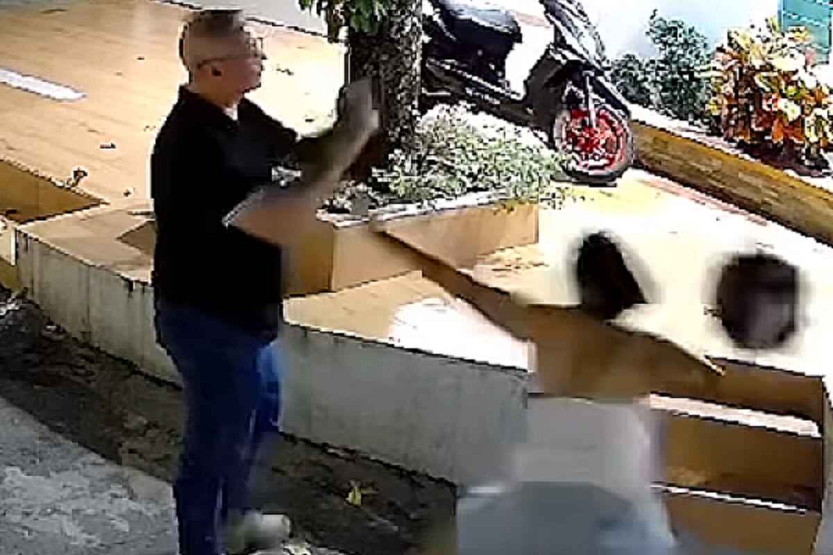 Escalofriante video: Mujer asesina a empleado de Ecopetrol con un casco en Barrancabermeja