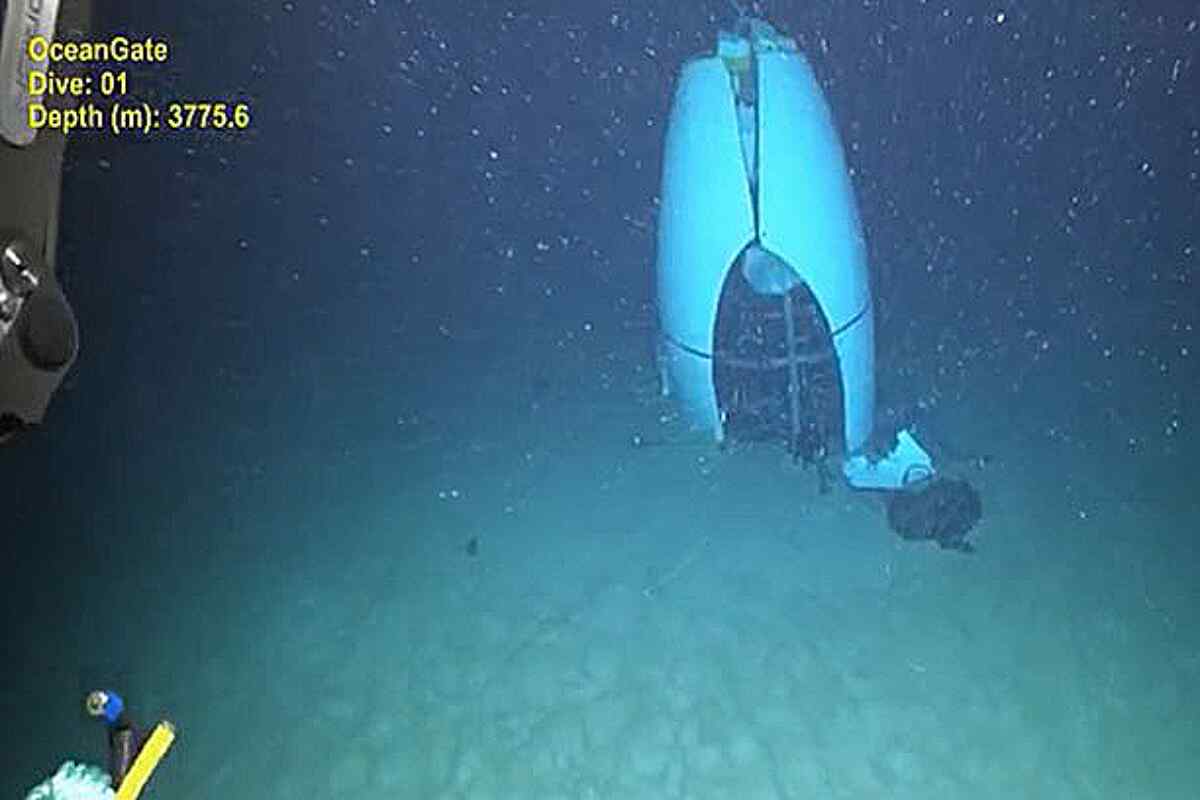 Revelan impactante imagen de los restos del submarino Titán