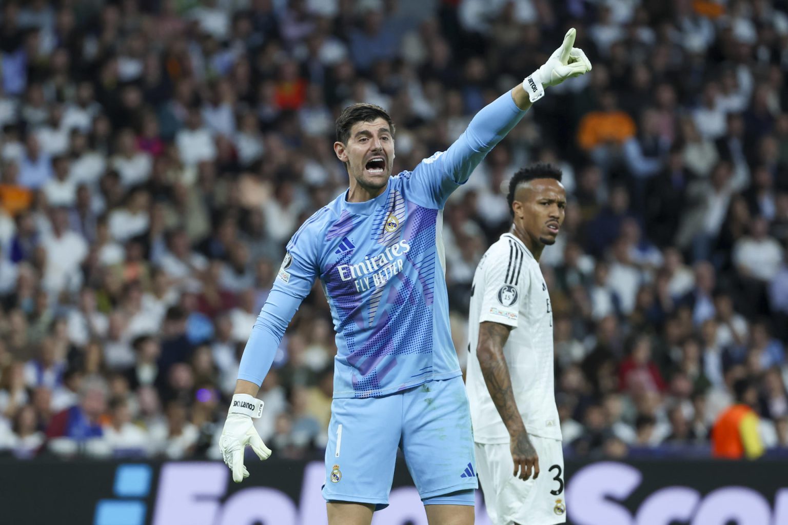 Courtois se pierde el clásico por una lesión muscular