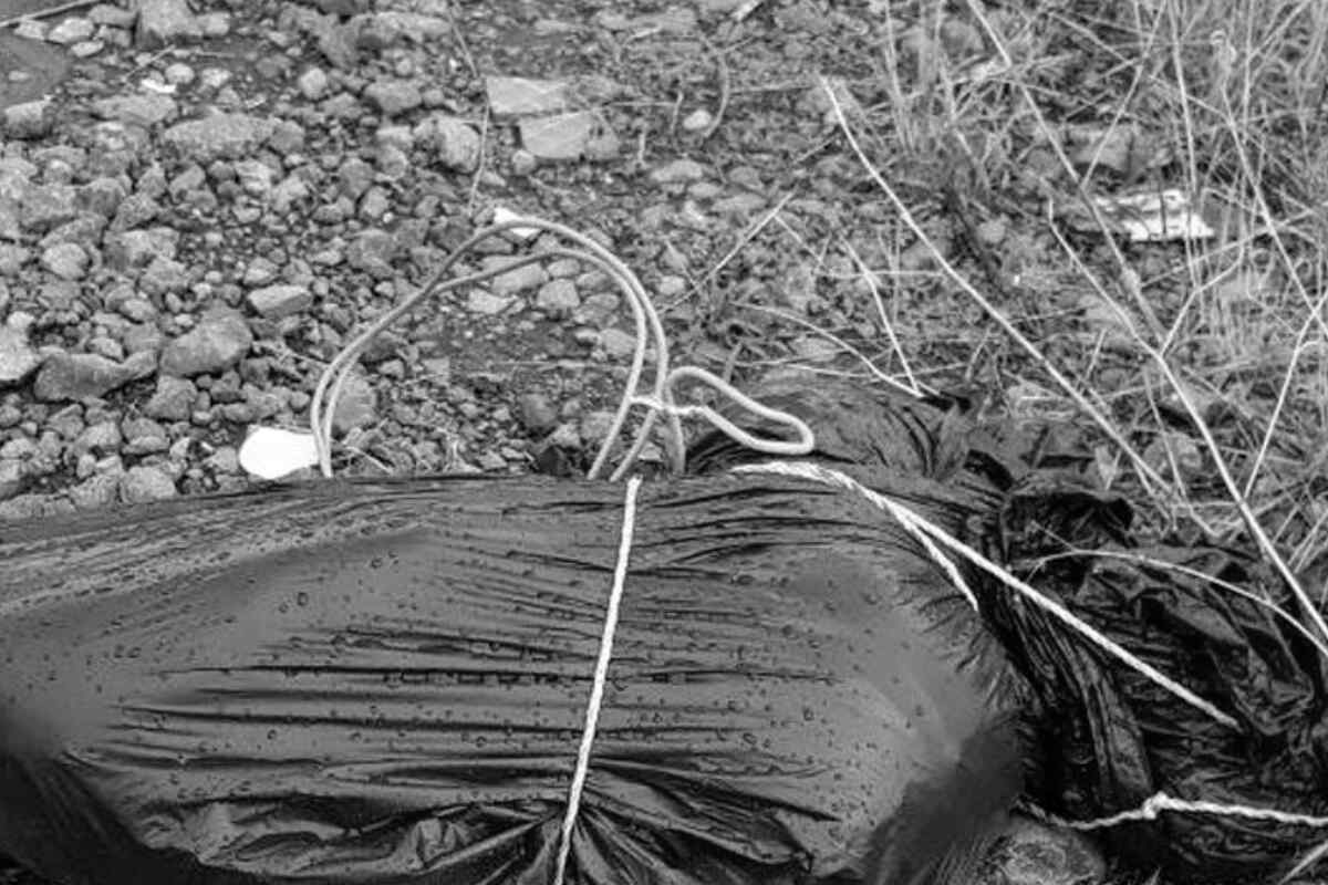 Macabro hallazgo en vía Buenavista - Planeta Rica: cuerpo sin vida dentro de bolsas plásticas