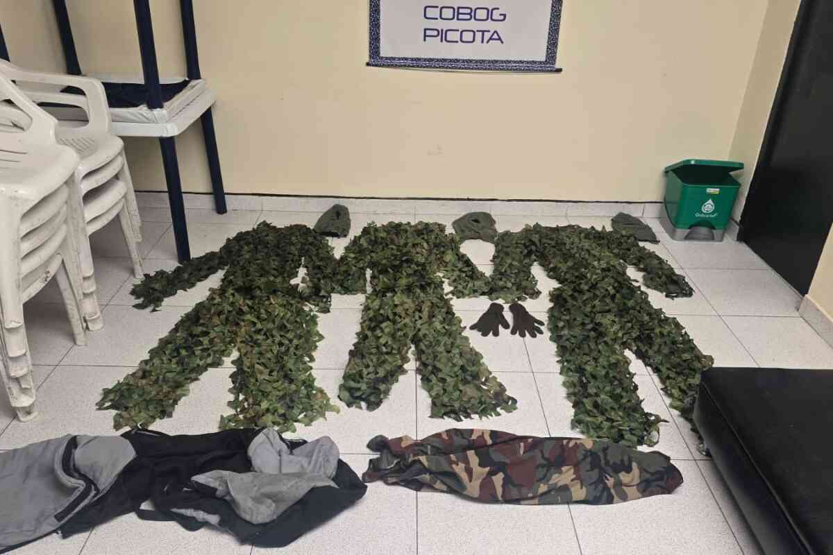Inpec frustra intento de fuga en La Picota: incautan atuendos de camuflaje