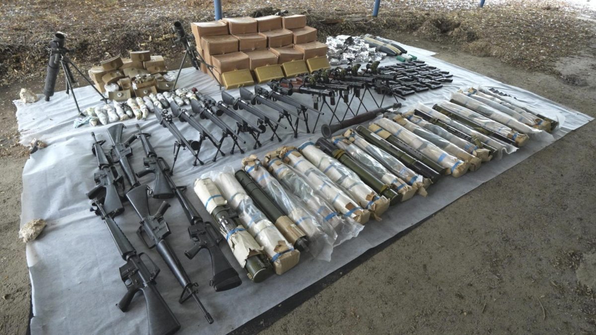 Israel intercepta armas de contrabando iraníes dirigidas a milicianos de Cisjordania