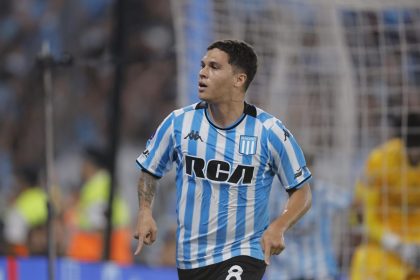 Juan Fernando Quintero, el cerebro de Racing para la final de la Copa Sudamericana