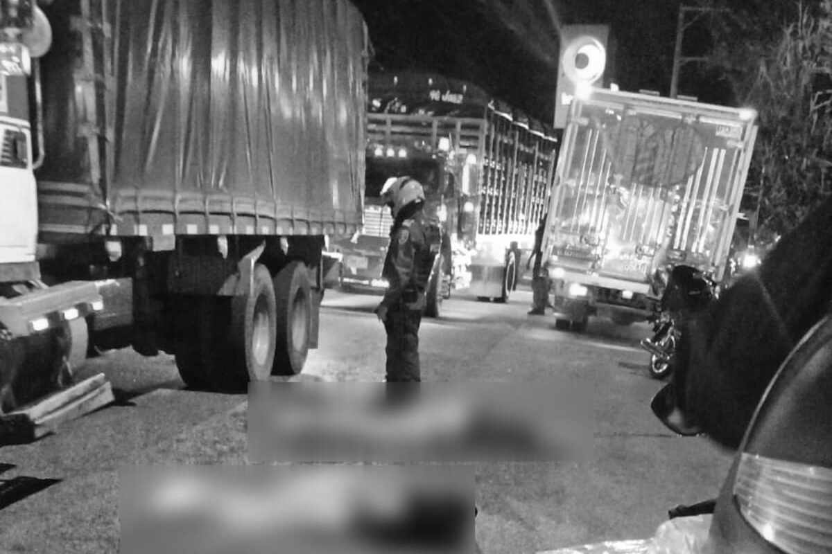 Bucaramanga: Dos jóvenes mueren en accidente de tránsito mientras iban en bicicleta