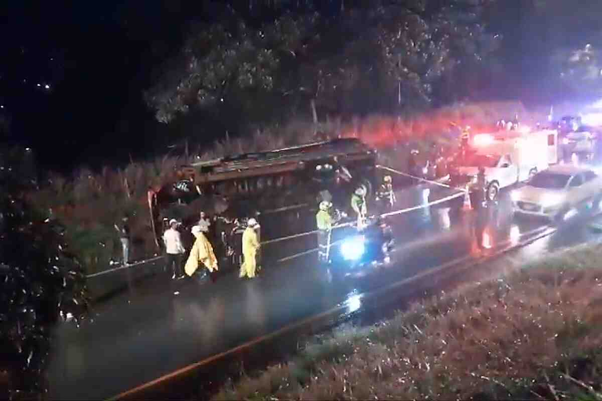 accidente fatal chiva rumbera en Girardota