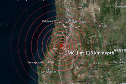 Fuerte sismo sacude el centro de Chile sin causar daños mayores-diciembre 13 de 2024