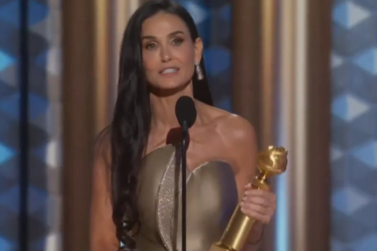 Demi Moore gana su primer Globo de Oro a mejor actriz por ‘The Substance’