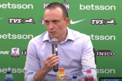 Alejandro Restrepo lamentó el empate en el clásico antioqueño