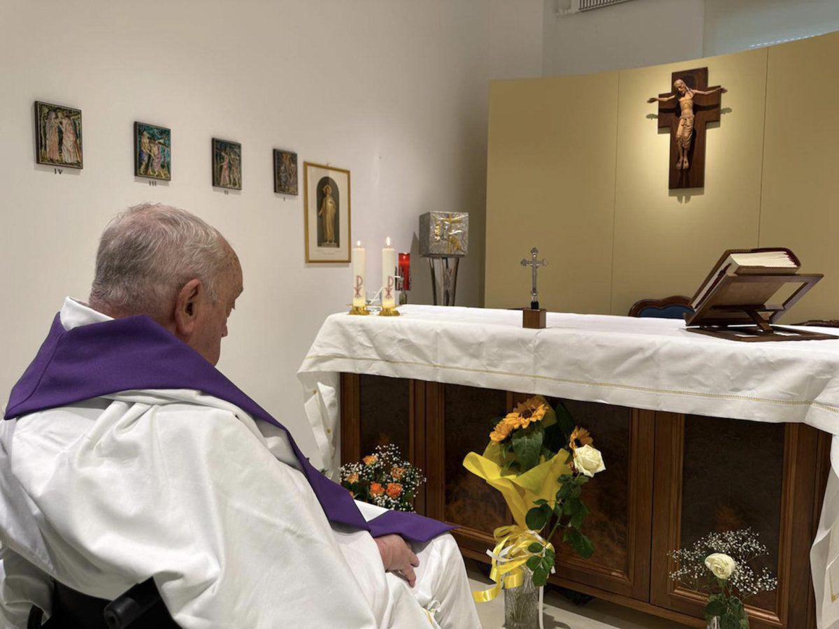 Fotografía exclusiva del papa - estado de salud y oración