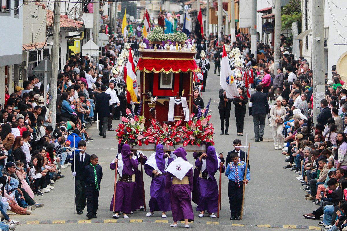 Pamplona, la 'Ciudad Mitrada' de Colombia, mantiene vivas las tradiciones de Semana Santa