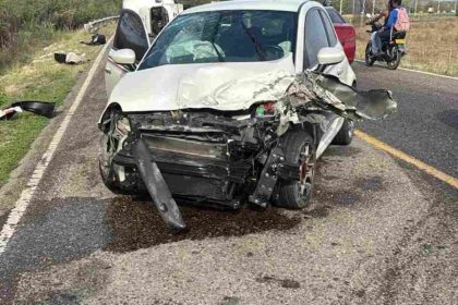 marrugo- Accidente de tránsito involucra a dos jugadores de Real Cartagena en la Ruta 90